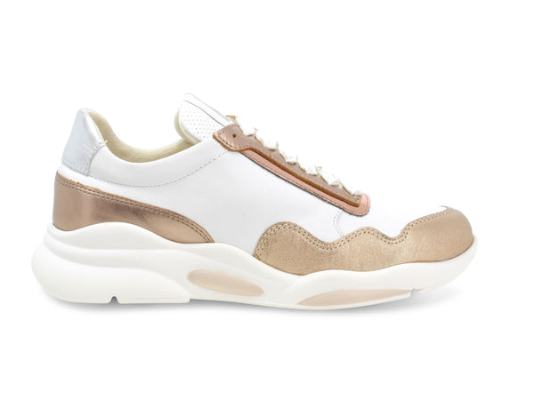 Melluso Donna Sneakers Pelle R20312B-215556 Beige